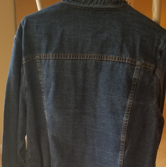 Sz 18/20 Ashley Stewart Military Jean Jacket - Picture 6 of 15